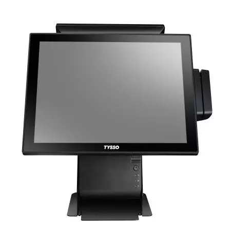 Sistema POS All-in-One da 15 pollici con MSR e secondo display